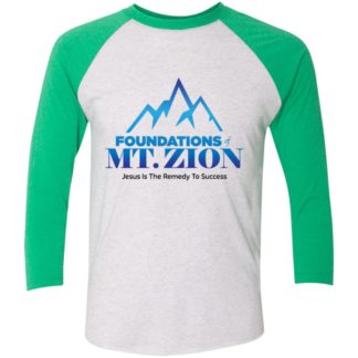 NL6051 Tri-Blend 3/4 Sleeve Raglan T-Shirt