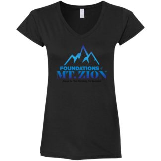 G64VL Ladies' Fitted Softstyle 4.5 oz V-Neck T-Shirt
