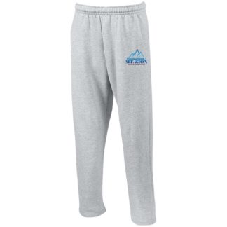G123 Open Bottom Sweatpants with Pockets